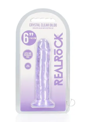 Realrock Crystal Straight Dildo 6 Pur