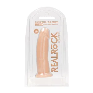 RealRock Ultra Realistic Dual Density Silicone 7.5 in. Bendable Dildo Beige