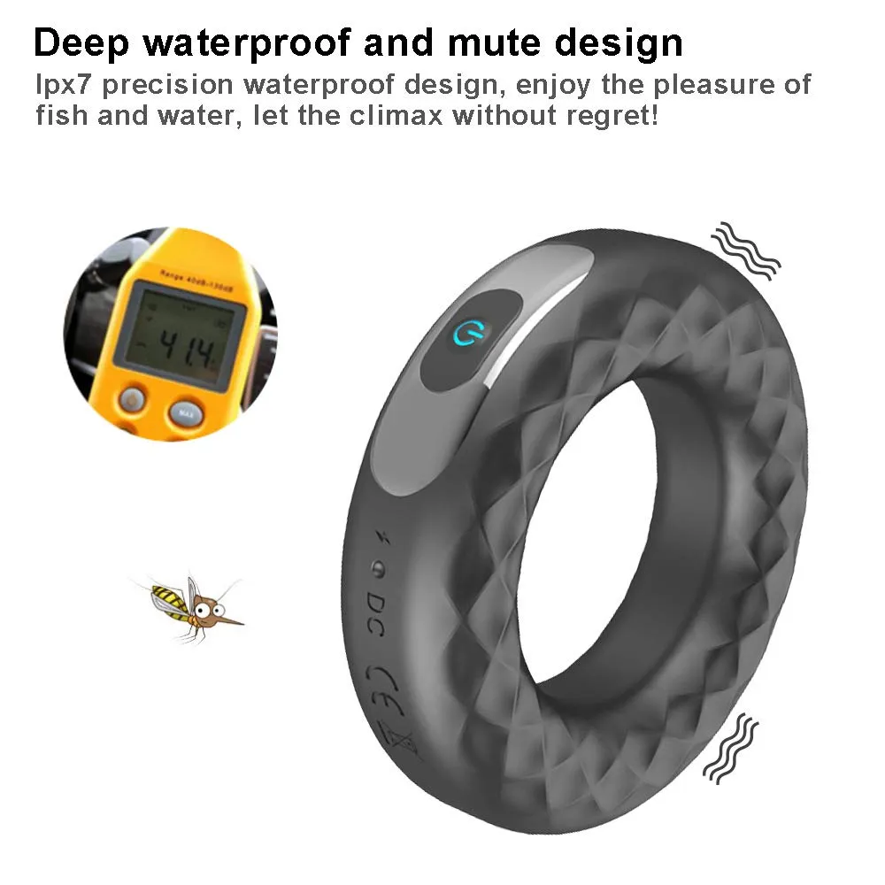 Remote Control Vibrating Penis Ring Trainer For Men