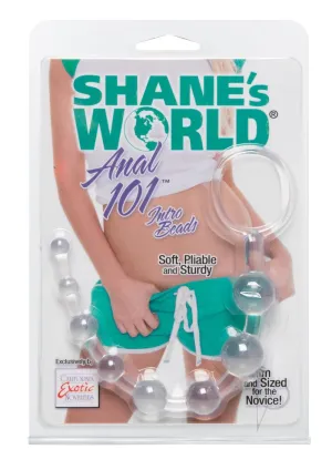Shanes Anal 101 Intro Beads Clear