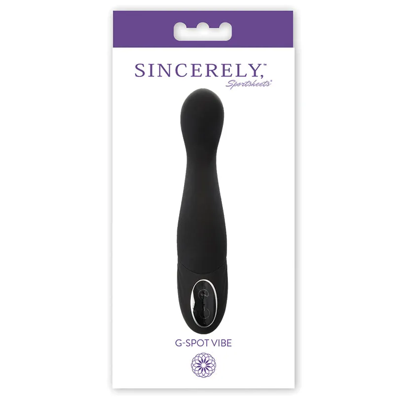 Sincerely. SS G-Spot Vibe-Black