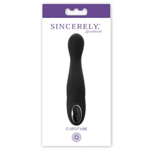 Sincerely. SS G-Spot Vibe-Black