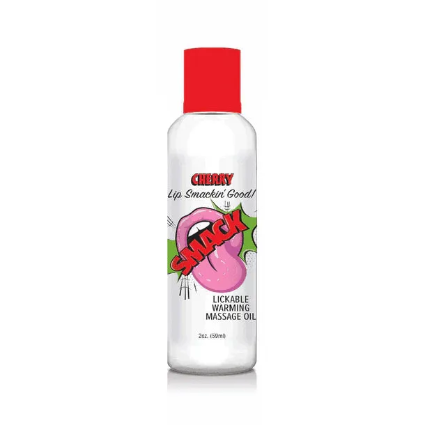 Smack Warming & Lickable Massage Oil Cherry by Little Geenie