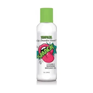 Smack Warming & Lickable Massage Oil Tropical by Little Geenie