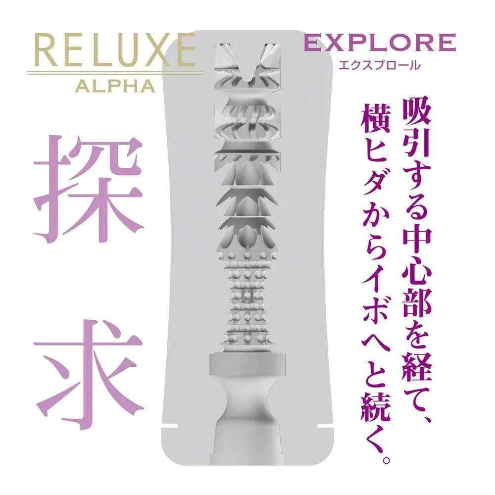 T-Best - Reluxe Alpha Explore Soft Stroker Normal Type (Clear)