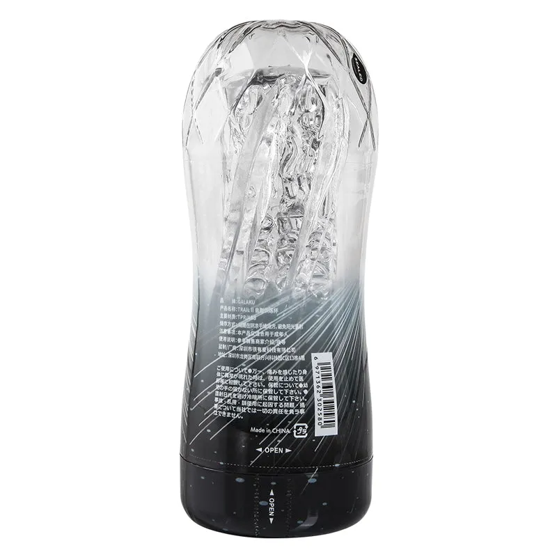 Transparent Endurance Exercise Vacuum Adult Male Masturbator