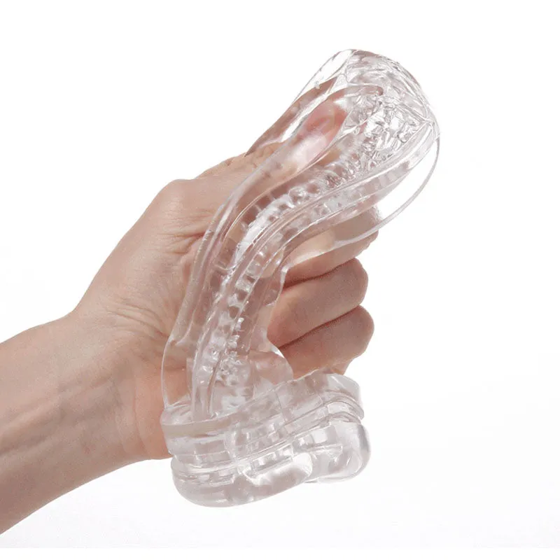 Transparent Endurance Exercise Vacuum Adult Male Masturbator