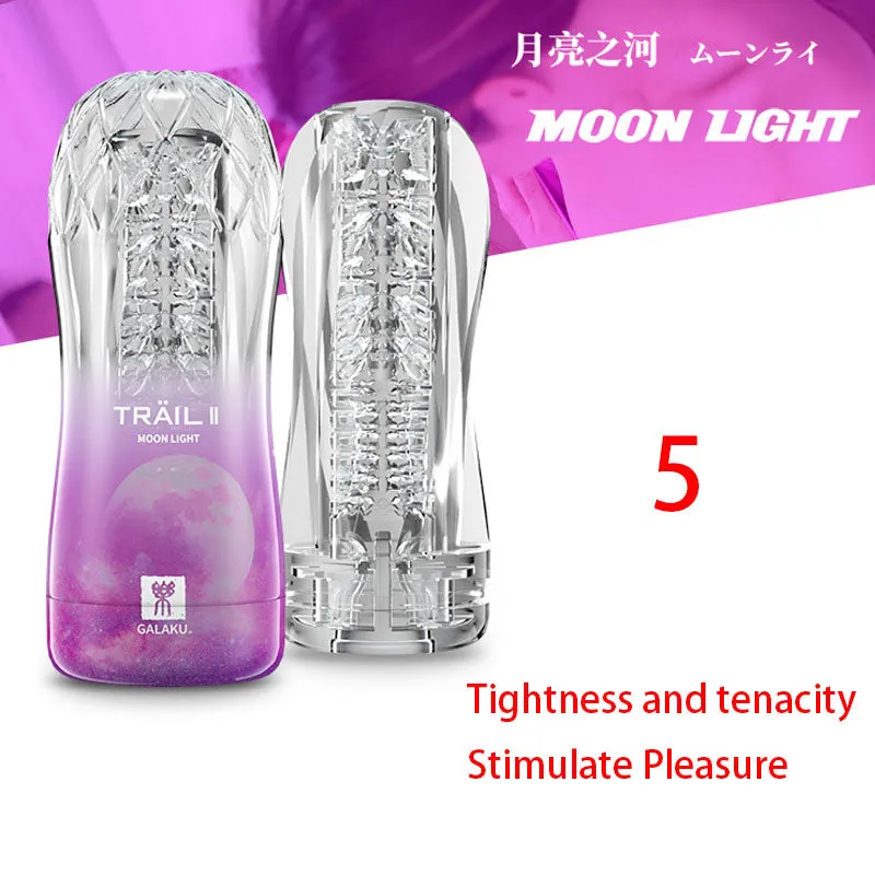 Transparent Endurance Exercise Vacuum Adult Male Masturbator