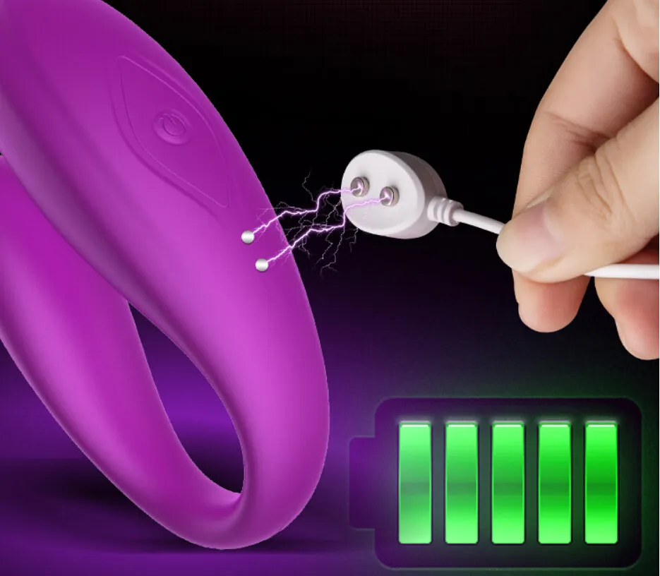 Wearable Wireless Vibrator Dildo G Spot C Shape Silicone Stimulator