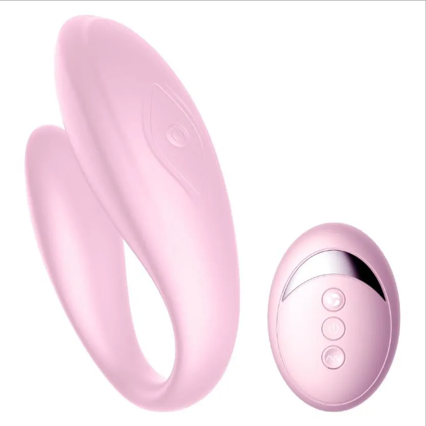Wearable Wireless Vibrator Dildo G Spot C Shape Silicone Stimulator