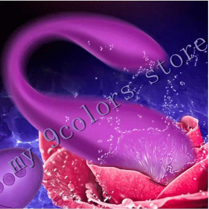 Wearable Wireless Vibrator Dildo G Spot C Shape Silicone Stimulator