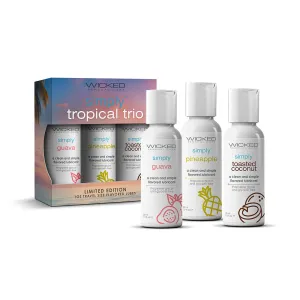 Wicked Aqua Simply Tropical Trio Guava. Pineapple. Toasted Coconut 1oz