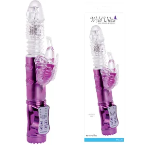 Wyld Vibes Deep Stroker Butterfly Vibrator Purple