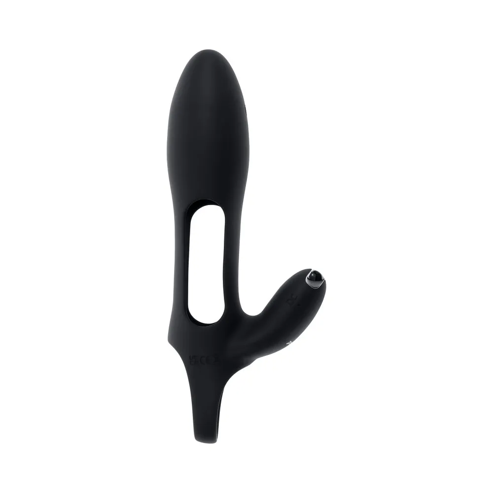 Zero Tolerance Nautilus Rechargable Vibrating Sleeve Remote Control Silicone Black