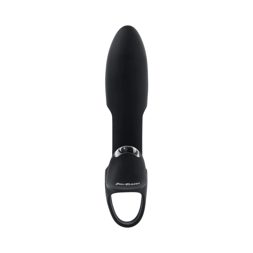 Zero Tolerance Nautilus Rechargable Vibrating Sleeve Remote Control Silicone Black